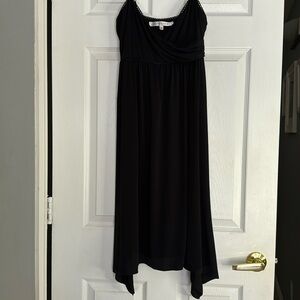 Studio M black Aline dress high and low bottom size XS